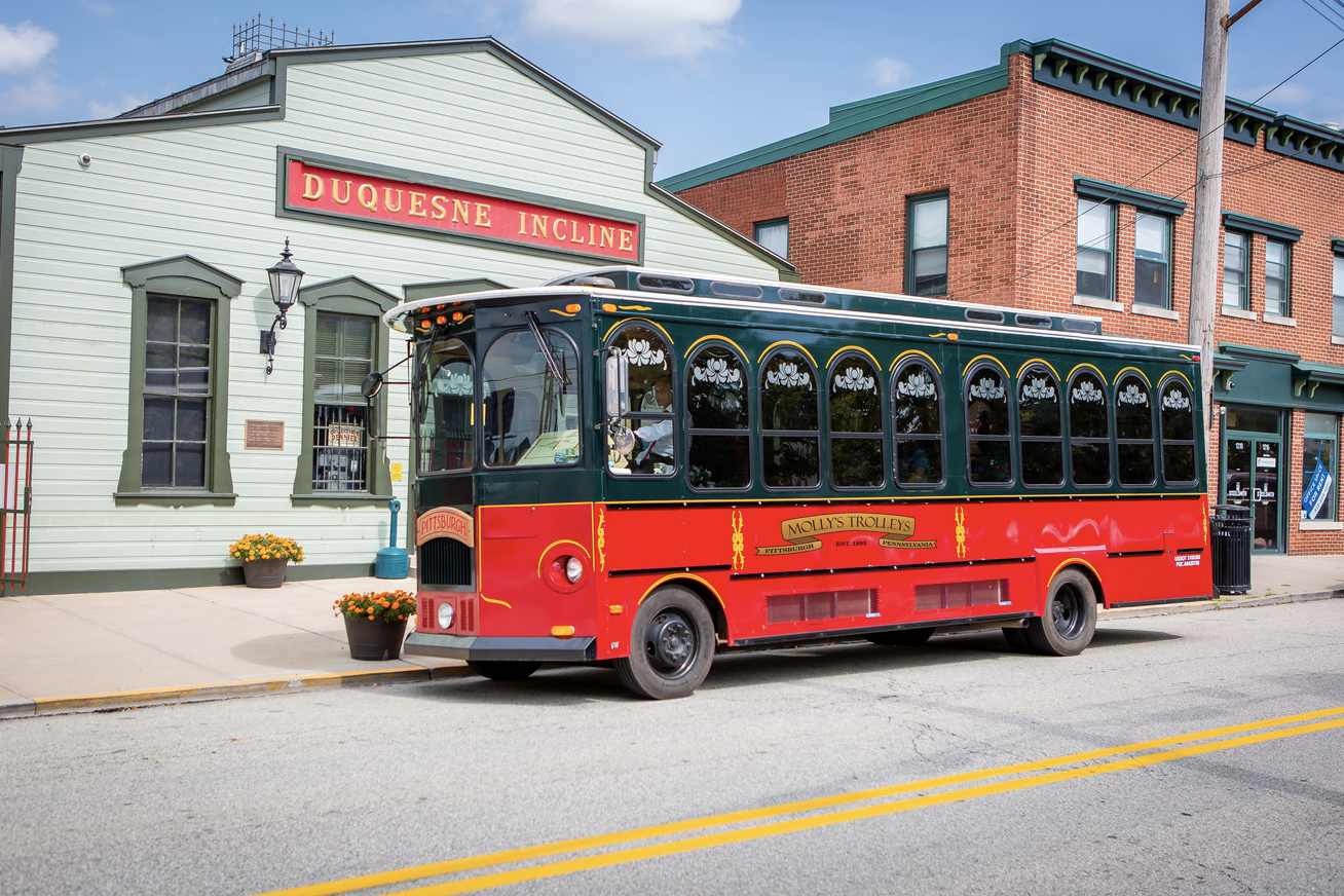 trolley bus